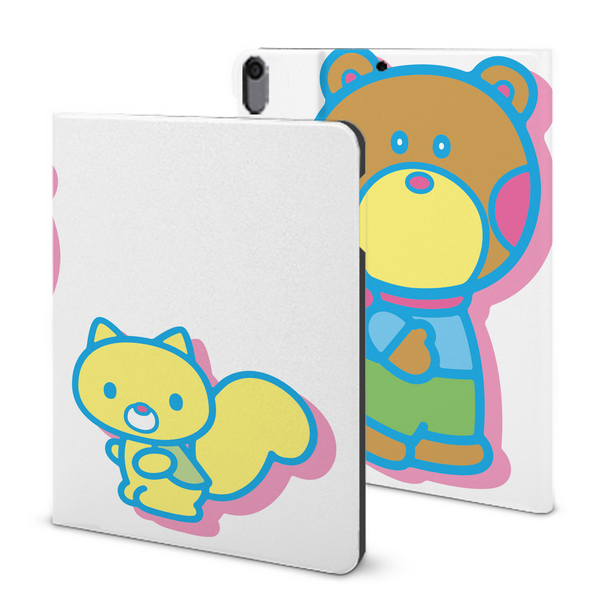 （画像用） Hello Kitty ハローキティ IPad ケース ブック型 PUレザー TPU 耐衝撃 軽量 薄型 ペン収納なし 全面保護 IPad 各モデル対応